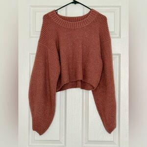 Cropped Chunky Sweater